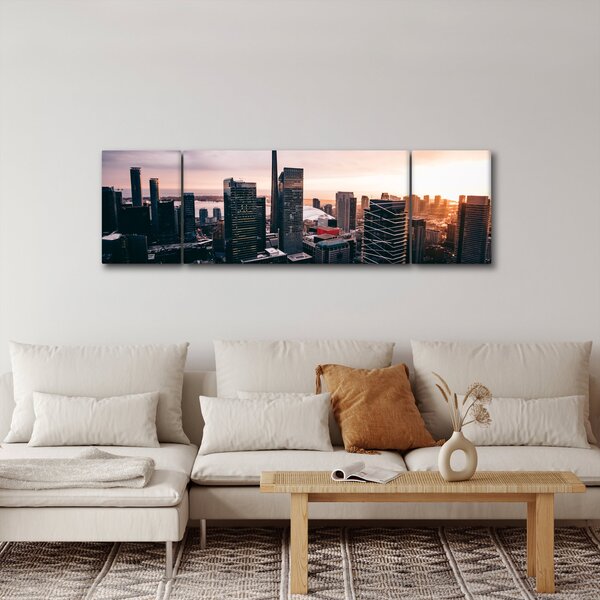 Obraz - Výhled na centrum města (170x50 cm)
