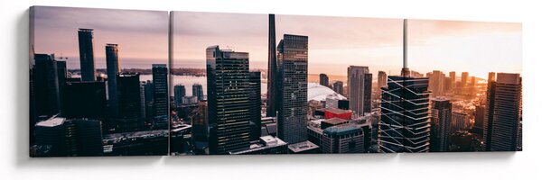 Obraz - Výhled na centrum města (170x50 cm)