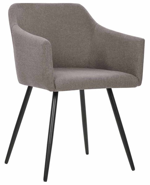 Otočné jídelní židle 4 ks taupe textil 3065680