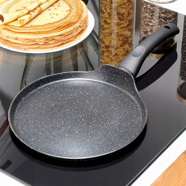 Pánev na palačinky Vilde Black Line 24 cm granitová