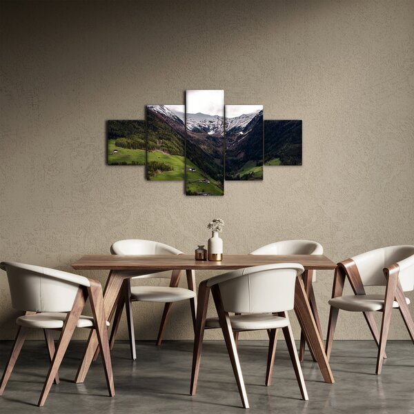 Obraz - Údolí pod horami (125x70 cm)