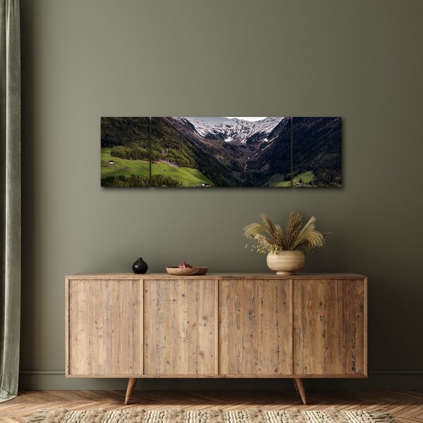 Obraz - Údolí pod horami (170x50 cm)