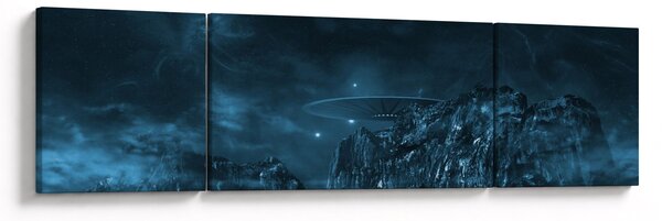 Obraz - Mimozemská mise (170x50 cm)