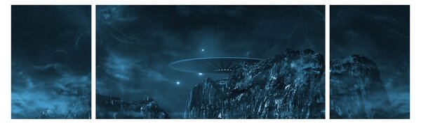 Obraz - Mimozemská mise (170x50 cm)