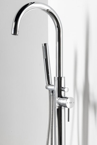 Aqualine Sapho, CETO vanová baterie s připojením do podlahy, 1175 mm, chrom, BV357