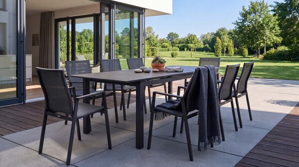 Zahradní jídelní souprava Extensa8 s rozkládacím stolem 180/240