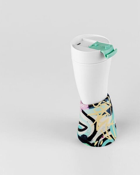 GOAT STORY Stylový hrnek GOAT MUG West 350 ml (umělá kůže)