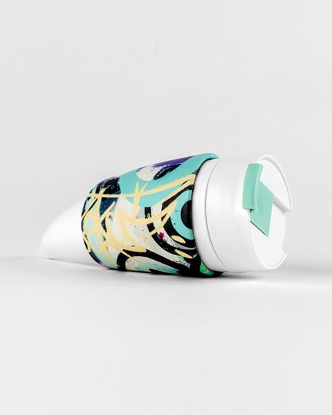 GOAT STORY Stylový hrnek GOAT MUG West 350 ml (umělá kůže)