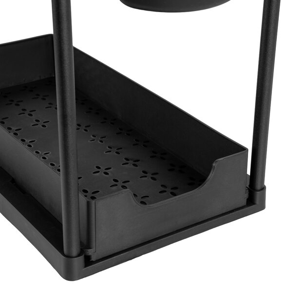 Organizér do skříňky s výsuvnou zásuvkou HAGI – černý