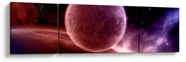 Obraz - Planeta (170x50 cm)