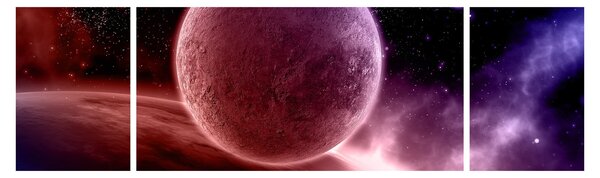 Obraz - Planeta (170x50 cm)