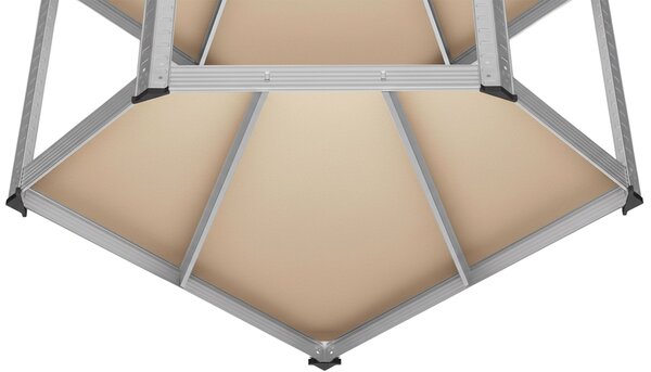 Rohový skladový regál 180 × 70 × 40 cm – 5 polic, nosnost 875 kg