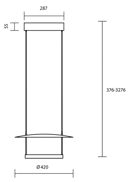 Maytoni Ambience LED závěsné svítidlo Ø600mm