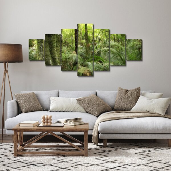 Obraz Tropický deštný prales (210x100 cm)