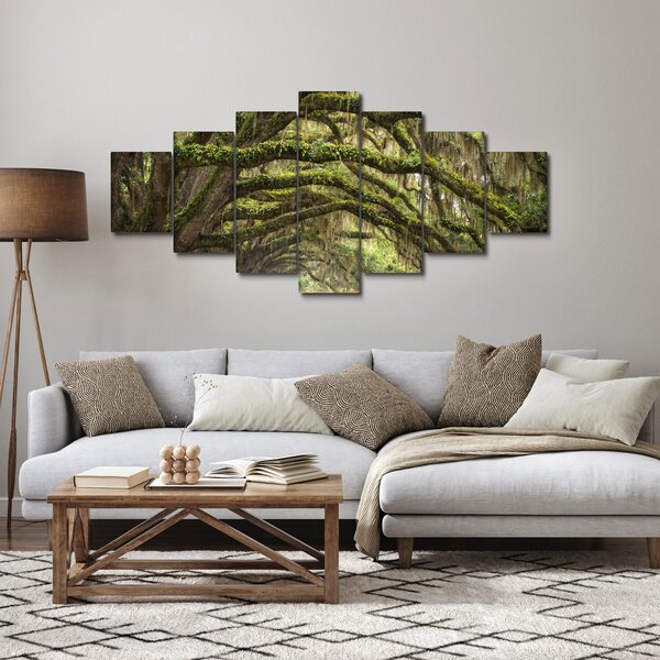 Obraz - Oaks Avenue, Charleston, Jižní Karolína, USA (210x100 cm)