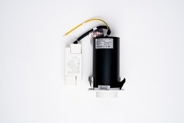 FINGER R single LED 7W 3000K, prům.60mm, bílá