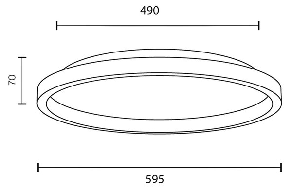 Maytoni Orign LED přisazené svítidlo Ø405mm