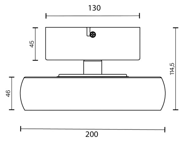 Maytoni Float LED přisazené svítidlo Čirá