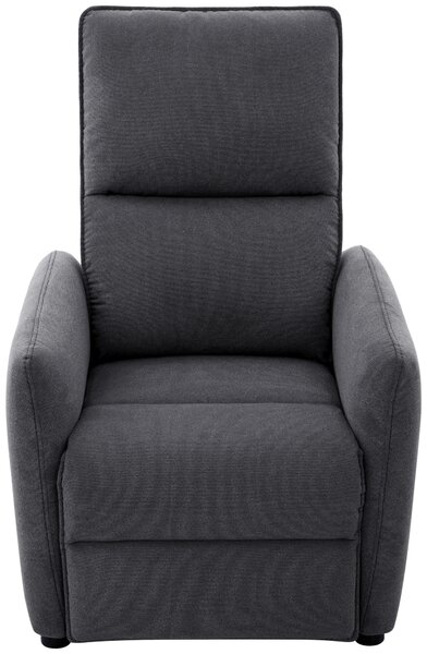 TELEVIZNÍ KŘESLO, dřevo, kov, plast, textil, tmavě šedá Carryhome - TV křesla