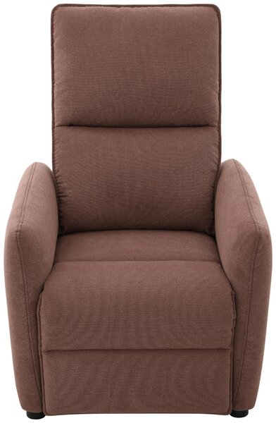 TELEVIZNÍ KŘESLO, dřevo, kov, plast, textil, hnědá Carryhome - TV křesla