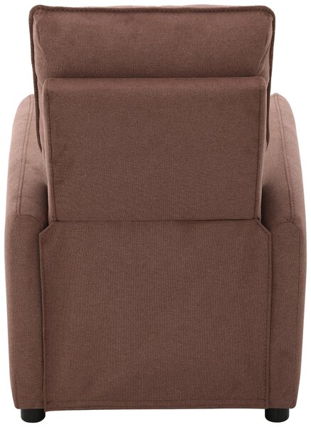 TELEVIZNÍ KŘESLO, dřevo, kov, plast, textil, hnědá Carryhome - TV křesla