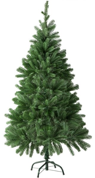 Tectake 402819 umělý vánoční stromek - 140 cm,470 konečky a vystřikované jehličí zelené