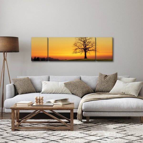 Obraz stromu na poli (170x50 cm)