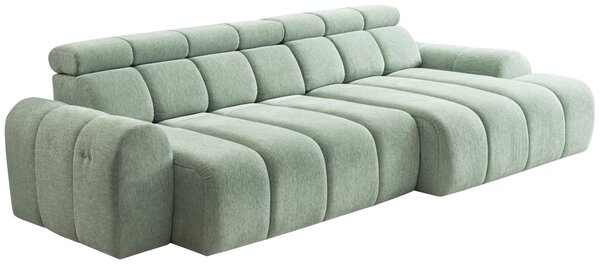 ROHOVÁ SEDAČKA, textil, šalvějově zelená Stylife - Sedací soupravy