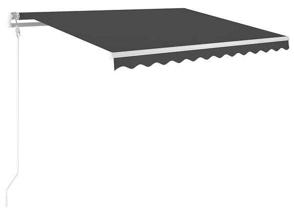 Automatická zatahovací markýza 300 x 250 cm antracitová 3068869