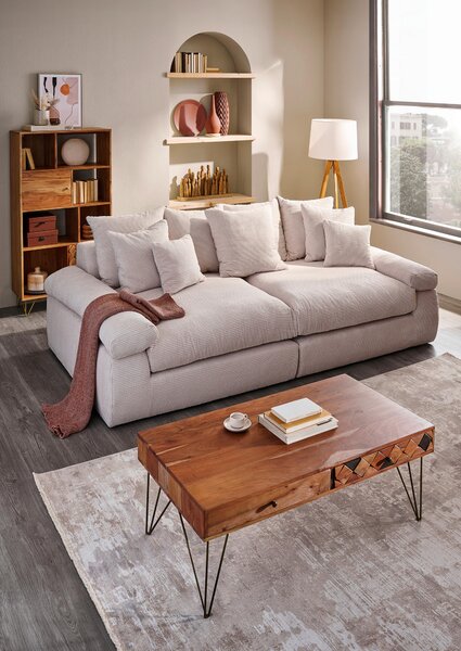 POHOVKA BIG SOFA, textil, přírodní barvy Ambia Home - Pohovky