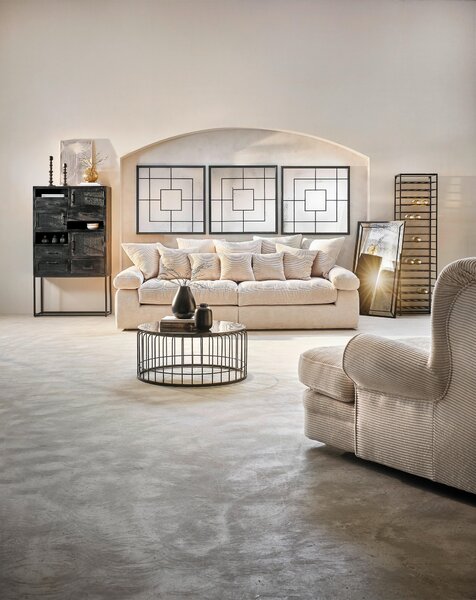 POHOVKA BIG SOFA, textil, přírodní barvy Ambia Home - Pohovky