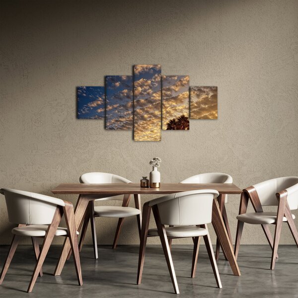 Obraz - Palmy mezi mraky (125x70 cm)