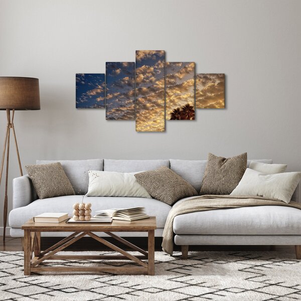 Obraz - Palmy mezi mraky (125x70 cm)