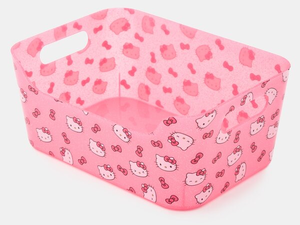 Sinsay - Plastový úložný box Hello Kitty - růžová