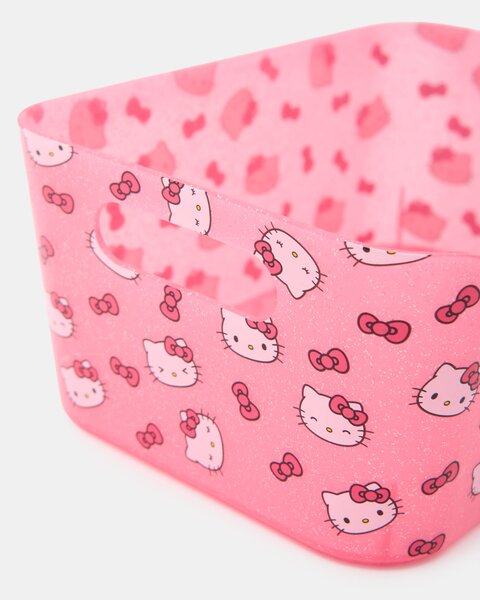 Sinsay - Plastový úložný box Hello Kitty - růžová