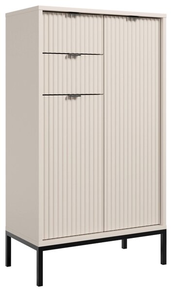 VYSOKÁ KOMODA, kašmírová, 60/106/32 cm MID.YOU - Koupelnové série, Online Only