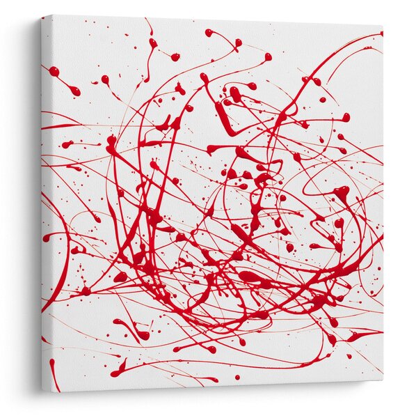 Obraz technikou Drippingu (30x30 cm)