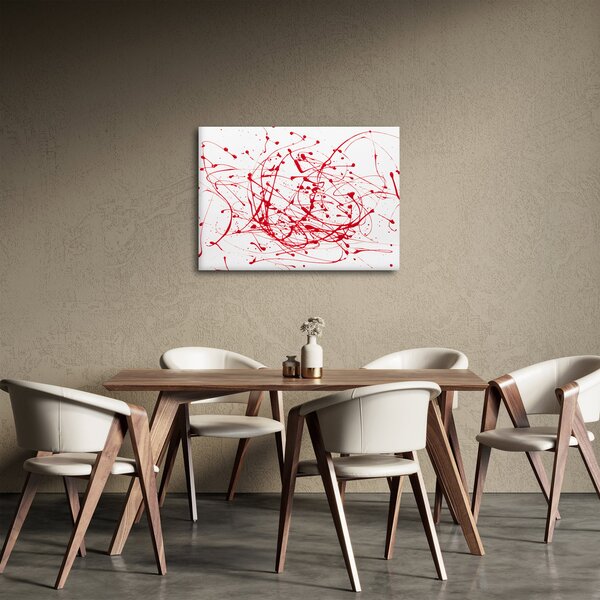 Obraz technikou Drippingu (70x50 cm)