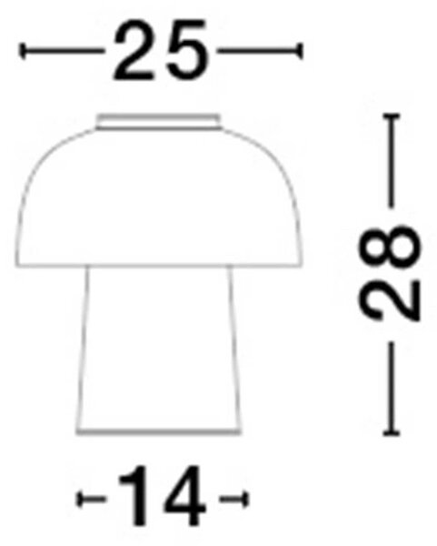 Nova Luce Sqube E27 stolní svítidlo