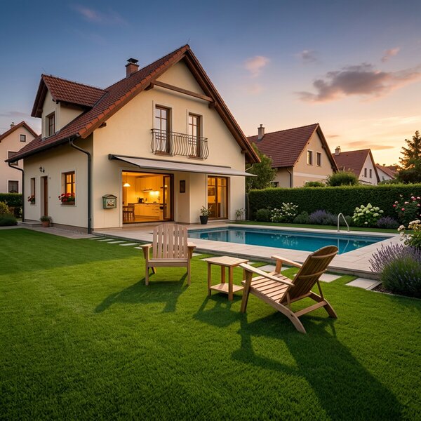 Europe Grass, Umělá tráva Profi Garden, na míru, šíře 4m, zelená