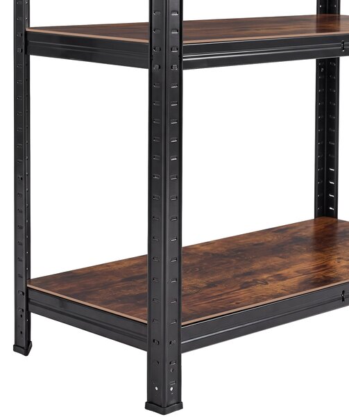 Loftový skladový regál 180 × 90 × 40 cm – 5 polic, nosnost 875 kg