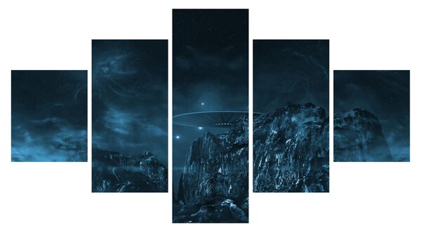 Obraz - Mimozemská mise (125x70 cm)