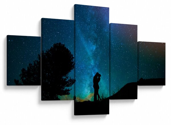 Obraz - Setkání pod hvězdami (125x70 cm)