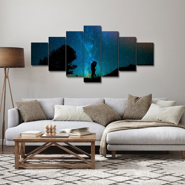Obraz - Setkání pod hvězdami (210x100 cm)