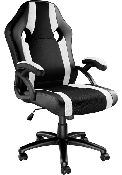Tectake 403485 kancelářská židle goodman - černá/bílá
