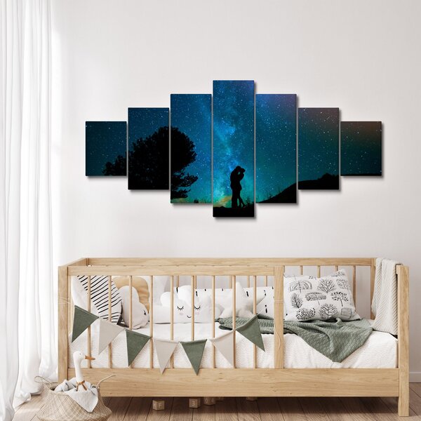 Obraz - Setkání pod hvězdami (210x100 cm)