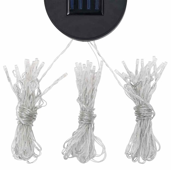 Altán se světelnými LED řetězy 300 x 300 cm antracitový hliník 3070343