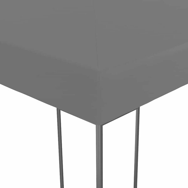Altán se světelnými LED řetězy 3 x 4 m antracitový 3070308