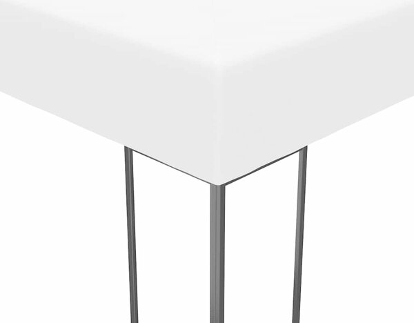 Altán se světelnými LED řetězy 4 x 3 x 2,7 m bílý 3070307
