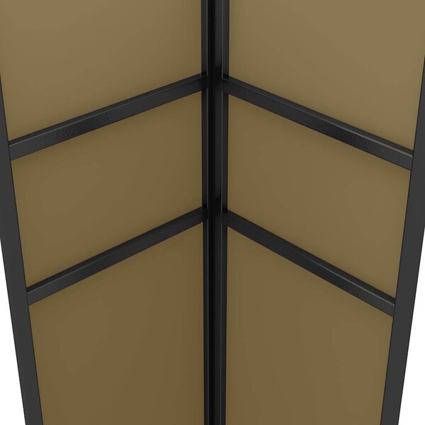 Altán s dvojitou střechou 3 x 3 x 2,7 m taupe 180 g/m² 312218